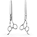 Professional Hair Thinning Scissors - Home Hair Cutting Scissors for Hairdressing, Texturizing Thinning Shears with Razor Edge - Stainless Steel Hair Cutting Scissors - Silver - 6.5inch