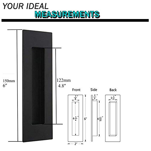 3 Probrico+Rectangular+Recessed+Handles+Stainless