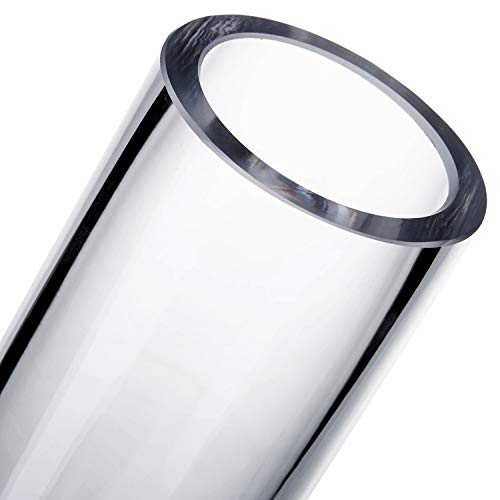 Diamond Star Cylinder Bud Vases Skinny Glass Vase Home Decorative Clear