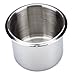 10 Regular Silver Drop-in Cup Holders for Poker and Card Tables- 2.3 in Tall x 3.18 in Wide, for Beer & Water Bottles, Cans
