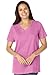 Woman Within Women's Plus Size Knit The Cotton V-Neck Tee