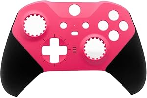 Hzxkqmil Front Shell Replacement Housing Faceplate Cover Plates for Xbox Elite Series 2 Controller - Rose Red