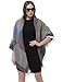 Womens Winter Scarf Shawl Cape Blanket Oversized Shawl Wrap Poncho Reversible