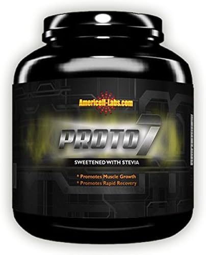75 Serving Sports Nutrition Protein, Proto7 Multi Source Protein, 4 Whey, 2 Casein and Egg Albumen and Sweetened with Stevia, Chocolate