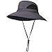 EINSKEY Sun Hat for Men/Women, Summer Outdoor Sun Protection Wide Brim Bucket Hat Waterproof Breathable Packable Boonie Hat for Safari Fishing Hiking Beach Golf