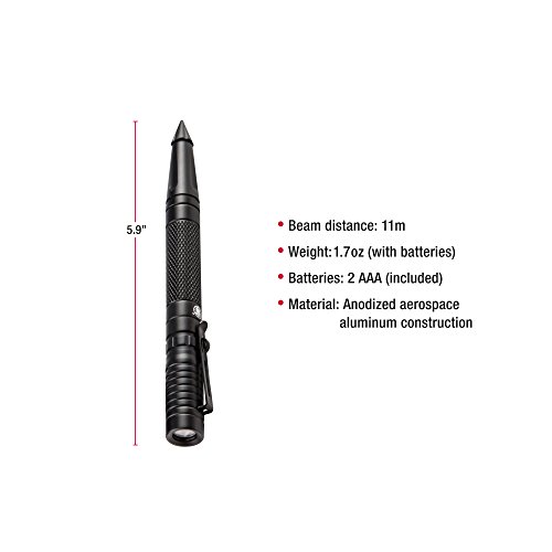 Smith & Wesson Self Defense Tactical Penlight with Aircraft Aluminum Construction with LED
