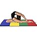 4'x8'x2 Gymnastics Mat Folding PU Panel Gym Fitness Exercise (Multicolor)