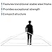 mefeir 10'x10' Canopy Party Wedding Tent w/ 4 Removable Sidewalls Warmer,Steel Tube Waterproof Sun Shelter Anti UV Protection Outdoor Pool Shed