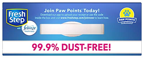 FRESH STEP MULTI-CAT EXTRA STRENGTH SCENTED LITTER WITH THE POWER OF FEBREZE, CLUMPING CAT LITTER, 14 POUNDS (PACKAGE MAY VARY)