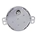 Synchronous Synchron Motor,Turntable motor withwith 7mm/0.275in Flexible Coupling Connector,110V motor, 50/60Hz AC 100~127V 4W 5-6RPM/MIN CCW/CW For Hand-Made, School Project, Model(5-6RPM)- (4PCS)