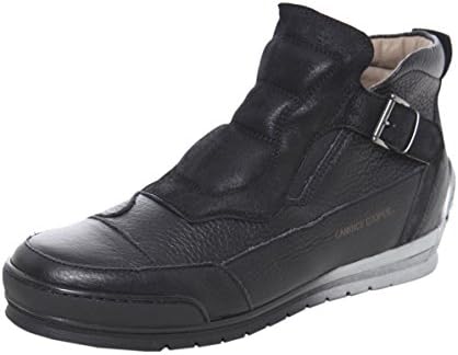Candice Cooper Buckle Fastened Leather High Top Trainers US 8.5 Black