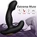 Male Vibrating Prostate Massager Butt Plug Anal Sex Toys - Double Electric Motor G-spot Butt Massager Smooth Silicone Dildo Vibrators for Women & Man - 12 Speeds USB Rechargeable Waterproof by YICO