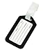 BlueCosto Luggage Tags Suitcase Tag Bag Labels Travel Accessories - Black,20 Pack