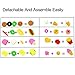 Qingo 32pcs Food Erasers for Kids, Take Apart Fun Erasers Food Cake Dessert Puzzle Erasers for Gift School Classroom Rewards and Novelty Toys