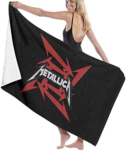 Metallica Heavy Metal Hard Rock Groups Ultra Soft Super Water Absorbent Travel Beach Bath Towel - 32in X 52in