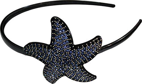 Twinkle Crystal Rhinestone Headband - Star x 1 (Blue)