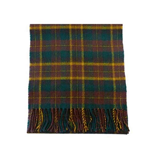 USA Kilts Irish County Monaghan Wool Tartan Plaid Scarf Made in Scotland