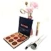 Beauty Glazed Eyeshadow Palette 9 Colors Burgundy Powder Make Up Waterproof Eye Shadow Palette Cosmetics
