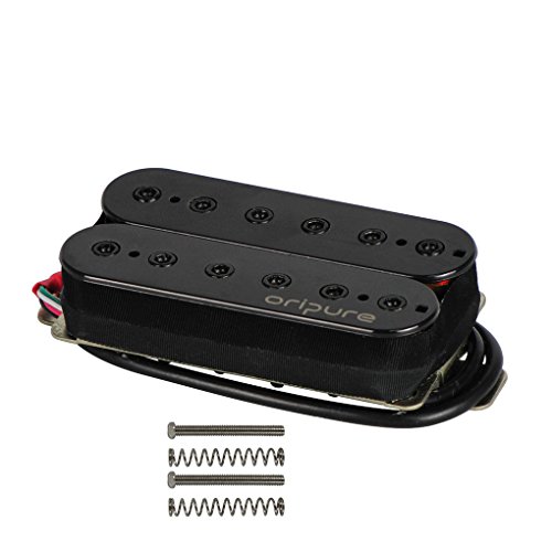OriPure Alnico 5 Humbucker Pickups Black Electric Guitar Bridge Pickup-Clean Warm Sound - Thumbnail 5