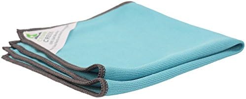 Cedar Creek Microfiber Window, Glass, Mirror and Chrome Professional Cleaning and Detailing Cloths, Lint-Free, Streak-Free Cleaning, Cleans Without Chemicals, 12" x 12", 4 Pack