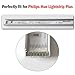 StarlandLed LED Aluminum Channel Wide 2m/6.6ft, Aluminum Profile 10-Pack with Complete Mounting Accessories for up to 16mm LED Strip Light, Perfectly Suit for 16mm LightStrip …
