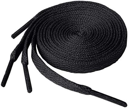 Flat Shoelaces Sneaker Shoe Lace (2 Pair) Flat Shoe String - For Canvas Sneaker Athletic Tennis Shoelace Replacements