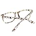 Cyxus Blue Light UV Blocking Glasses, Clear Lens, Anti Eye Fatigue, Leopard Print Frame