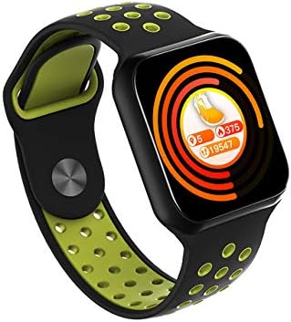 ROWEQPP Multifunctional Waterproof F8 Smartwatch Heart Rate Blood Pressure Smartwatch Support iOS Android Black Green