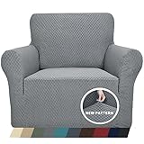 ZNSAYOTX 1 Piece Jacquard Chair Slipcovers for