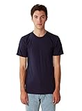 American Apparel Men Fine Jersey Crewneck Pocket T-Shirt Size XL Navy