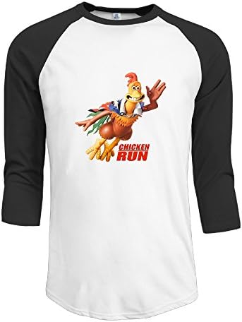 Chicken Run Gorgeous Hen 3/4 Sleeve Baseball Tee Shirts Summer