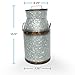 Barnyard Designs Large Rustic Galvanized Tin Milk Can, Jug | Vintage Rusty Distressed Farmhouse Vase, Country Primitive Home Decor, 14.5