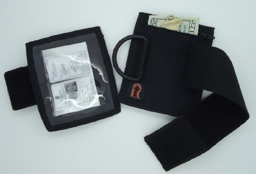 ARMBAND ID HOLDER / MILITARY ID / BADGE HOLDER / color BLACK