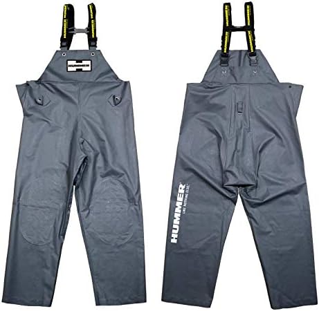 Amazon Hummer ハマー マリンサロペット 胸付ズボン Hm5100v ダークグレー 上下別売り 漁師 水産合羽 雨合羽 レインパンツ 通販