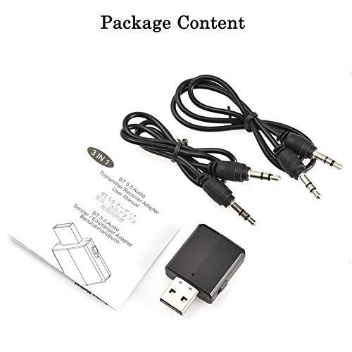 Bluetooth 5.0 Transmitter Receiver, 3 in 1 Bluetooth Adapter for TV PC Headphones Pricepulse