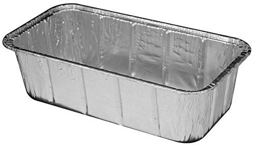 Handi-Foil 2 lb. Aluminum Foil Loaf Pan - Disposable Bread Containers (Pack of 25)