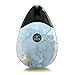 Skin Decal Vinyl Wrap for Suorin Drop Vape Kit skins stickers cover/Teal Blue Gold White Marble Granite