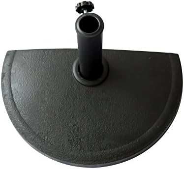 Flame Shade Patio Umbrella Stand Base Weight For 9 Half Round