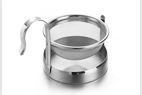 Tea Strainer, Stainless Steel Rotating Fine Tea Mesh Strainer With Handle By Xerus - Thumbnail 4