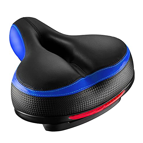 Roguoo Bike Seat, Most Comfortable Bicycle Seat Dual Shock Absorbing