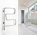 WarmlyYours 4-Bar Elements Towel Warmer, Plug-in, Polished Chrome