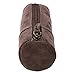 Rustic Town Leather Pencil Case - Full Grain Leather Zippered Pen Pouch - Stationery Bag Pen Holder for Work & Office, Walnut, M, Professional Pencil Case