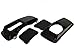 6x9 Saddlebag Speaker Lids Gloss Vivid Black for 1993-2013 Harley-Davidson Touring Models Road Glide Street Glide Electra Ultra Classic