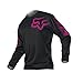 Fox Racing Women's Blackout Motocross Jersey, Black/Pink, XX-Large