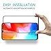 OnePlus 6T Screen Protector, KuGi 9H Hardness HD Clear Tempered Glass Screen Protector for The OnePlus 6T Smartphone(Black)