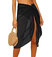 CHICGAL Women Beach Sarong Bating Suit Cover Ups Wrap Skirt Summer Bikini Pareo for Swimwear