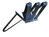 16 Inch Flat Hairpin Legs (4 Pcs) Black Satin Finish Rust Free For Diy Projects Best Seller Legs