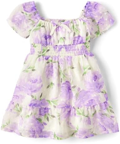 cat and jack purple dress Girls' Skater Dress
