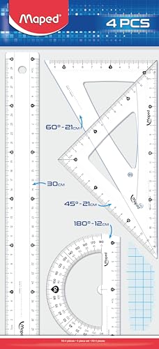 Zestaw start maxi linijka 30 cm. 2 ekierki katomierz