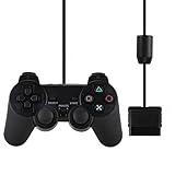 QMET PS2 Wired Controller for Sony PlayStation 2 Black